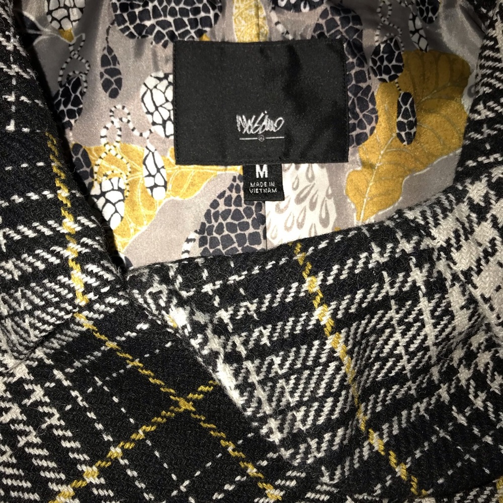 Adorable Mossimo Plaid Wool Coat.